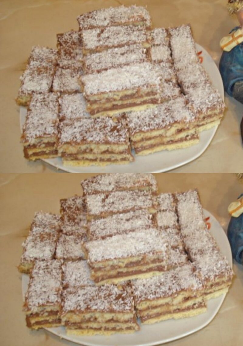 Este prajitura coplilariei mele si mama obisnuia sa o faca de Craciun fiindca avea crema din lapte si gris si neavind frigider, vara nu o putea face .. era pentru noi o bunatate..